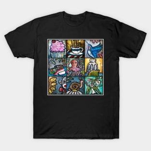 POP ART KAWAII Patchwork T-Shirt